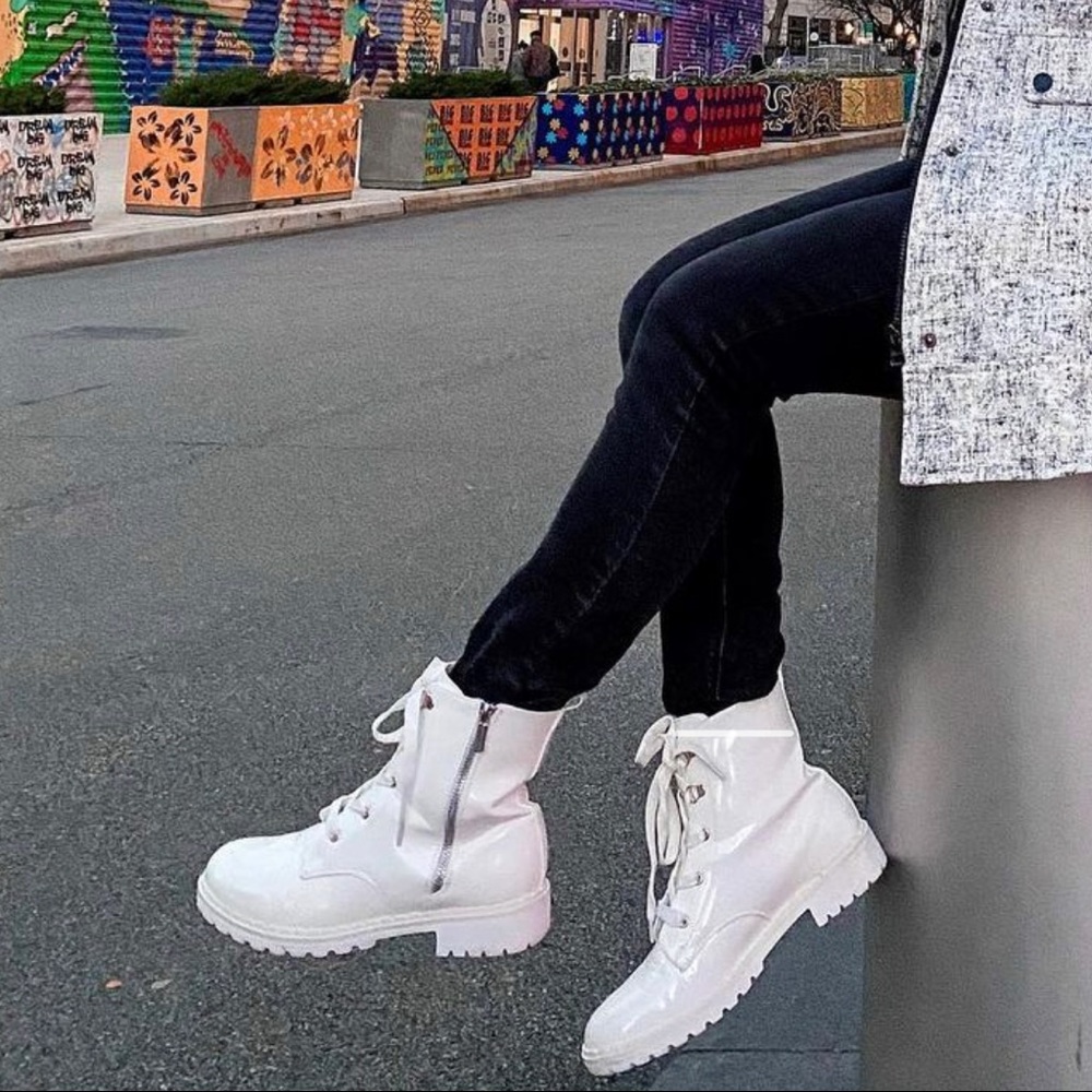 White Boots - used once